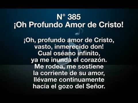 himno 385 oh profundo amor de cristo