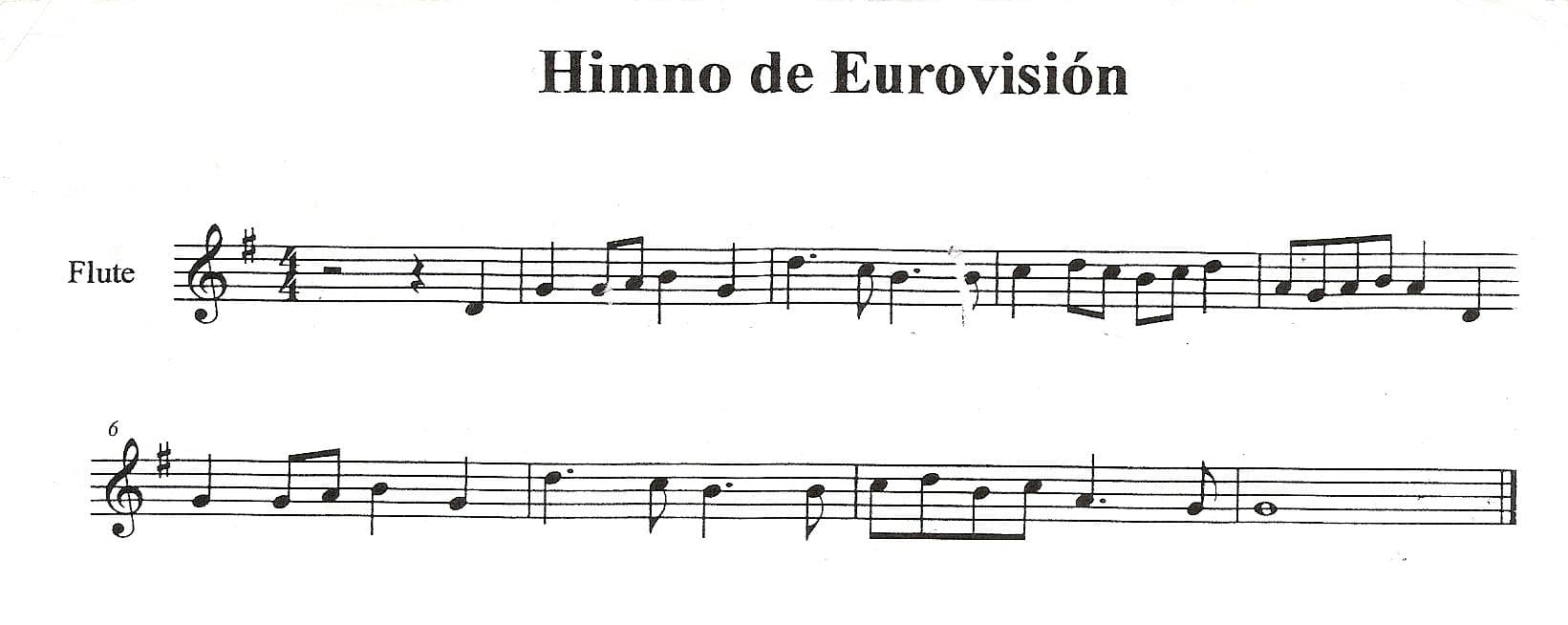 himno de europa flauta