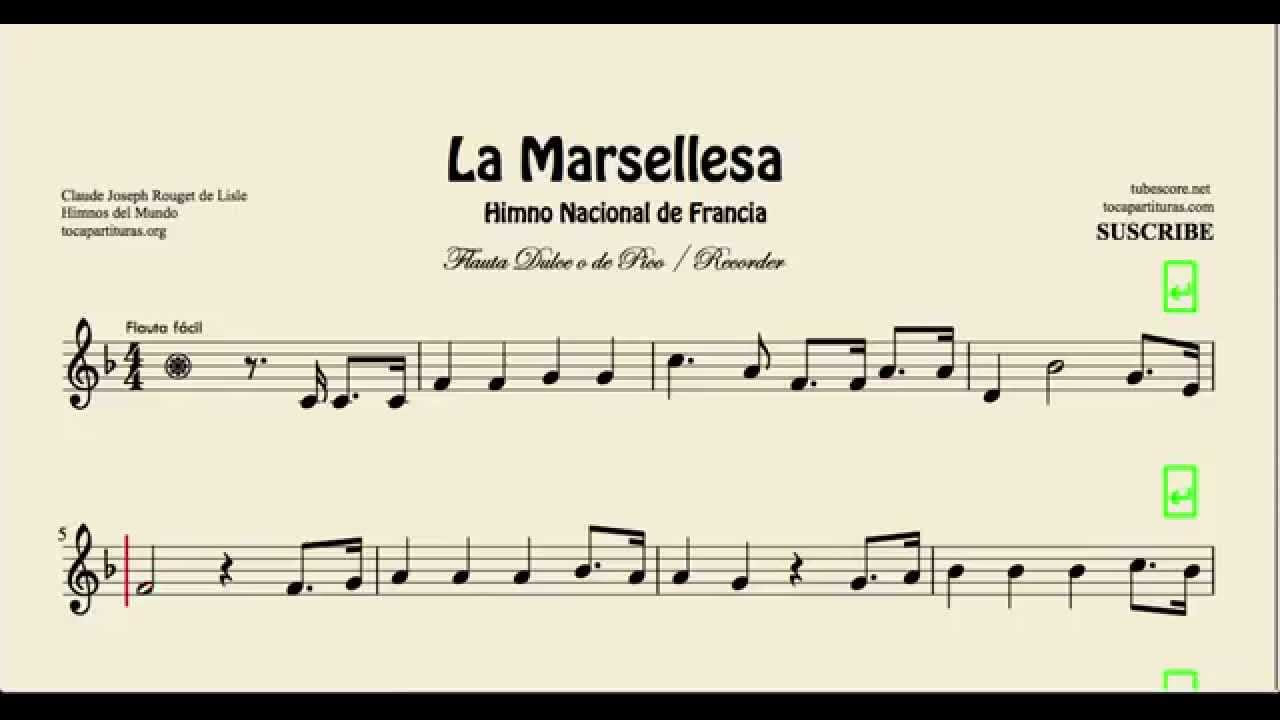himno francia flauta