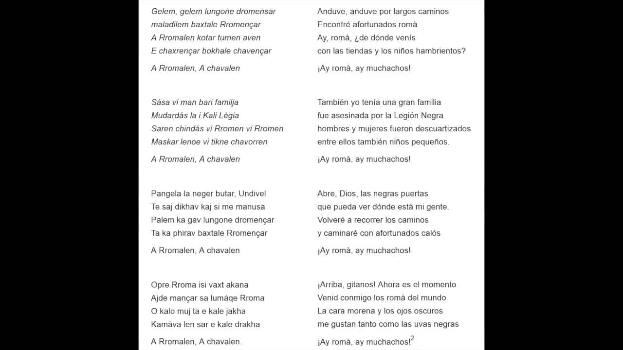 himno gitano en espanol